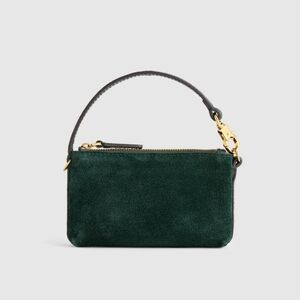Madewell Clip-Strap Suede Leather Pouch Accessory